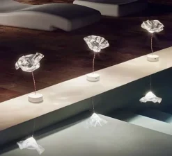 Baladeuse, La Fleur, blanc, LED, dim, 2700K, 150 lm, Ø15cm, H26cm - Slamp