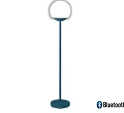 Baladeuse, Lampadaire, Mooon !, bleu acapulco, LED, 3000-6000K, 500lm, dim, IP44, Ø25cm, H134cm - Fermob