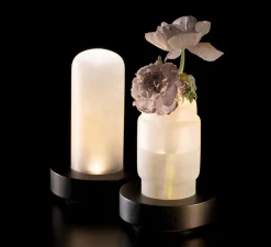 Baladeuse, Lex, blanc et noir, LED,Ø13cm, H21,1cm - Serax