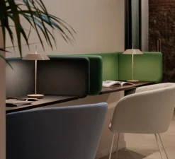 Baladeuse, Mayfair Mini, beige, LED, dim, 2700k, 175 lm, IP20, Ø20cm, H38cm - Vibia