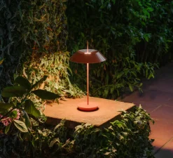 Baladeuse, Mayfair Mini, rouge terre, LED, dim, 2700k, 175 lm, IP20, Ø20cm, H38cm - Vibia