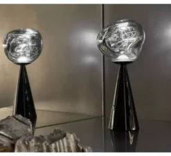 Baladeuse, Melt Portable, noir, IP44, LED, dim, 3000K, 100 lm, L13cm, H28cm - Tom Dixon