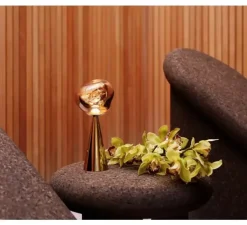 Baladeuse, Melt Portable, or, IP44, LED, dim, 3000K, 100 lm, L13cm, H28cm - Tom Dixon