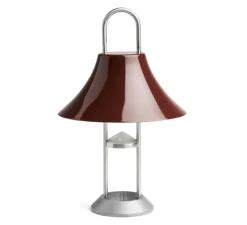 Baladeuse, Mousqueton, fer rouge, IP44, LED, dim, 2550K, 157 lm, Ø19,5cm, H30,5cm - HAY