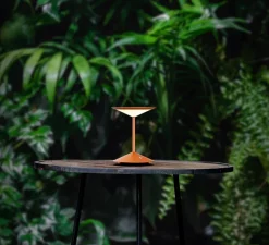Baladeuse, Narciso, petit, orange, LED, dim, 3000K, Ø16cm, H20cm - Penta