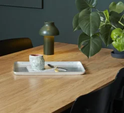 Baladeuse, PC portable, vert olive, IP44, LED, dim, 2800k, 220 lm, Ø14cm, H22cm - HAY