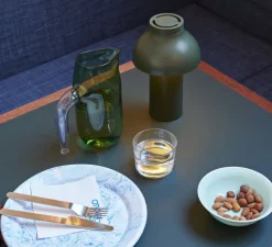 Baladeuse, PC portable, vert olive, IP44, LED, dim, 2800k, 220 lm, Ø14cm, H22cm - HAY