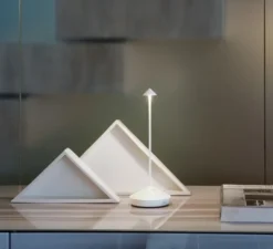 Baladeuse, Pina, blanc, IP54, LED, dim, 2200-2700-3000K, 245 lm, Ø10,5cm, H29cm - Zafferano