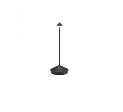 Baladeuse, Pina, Noir, IP54, LED, dim, 2200-2700-3000K, 245 lm, Ø10,5cm, H29cm - Zafferano
