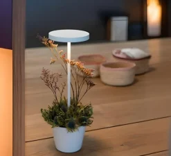 Baladeuse, Poldina Reverso, blanc, IP54, LED, dim, 2200-2700-3000K, 241-250-262 lm, Ø11cm, H35cm - Zafferano