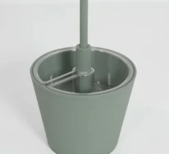 Baladeuse, Poldina Reverso, Gris foncé, IP54, LED, dim, 2200-2700-3000K, 241-250-262 lm, Ø11cm, H35cm - Zafferano