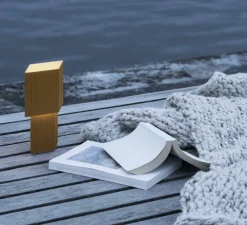 Baladeuse, Romb Mini, jaune cumin, IP44, L8cm, H19cm - Pholc