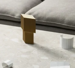 Baladeuse, Romb Mini, jaune cumin, IP44, L8cm, H19cm - Pholc