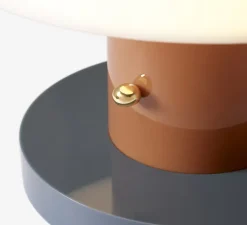 Baladeuse, Setago JH27, rouille, bleu, IP43, Ø23cm, H22cm - Andtradition