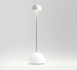 Baladeuse, Sips, blanc, argent, IP43, LED, dim, 2700K, 327 lm, Ø9cm, H31cm - Marset