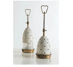 Baladeuse, Stellina, Réédition, Veilleuse rechargeable, laiton brossé, LED, dim, 2700K, 310 lm, Ø11cm, H35,5cm - Arredoluce