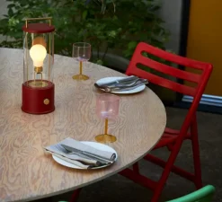 Baladeuse, The Muse , Paloma Red, IP44,2800K, 400lm, Ø12,5cm, H33,8cm - Tala