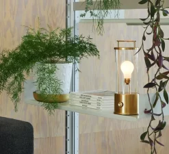 Baladeuse, The Muse, Laiton massif édition spéciale, or, IP44,2800K, 400lm, Ø12,5cm, H33,8cm - Tala