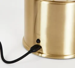 Baladeuse, The Muse, Laiton massif édition spéciale, or, IP44,2800K, 400lm, Ø12,5cm, H33,8cm - Tala