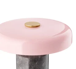 Baladeuse, Trip, Hermès Grey, Marbre gris, IP44, LED, dim, 3000K, Ø17cm, H21cm - Design by us