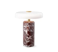 Baladeuse, Trip, Marbre rouge, IP44, LED, dim, 3000K, Ø17cm, H21cm - Design by us
