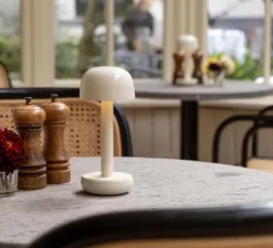 Baladeuse, Two Ivory, Ivoire, IP65, LED, dim, 2700K, 11 lm, Ø8,8cm, H21,2cm - Humble