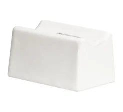 Base pour applique, douille s14d, porcelaine blanche, pour ampoule tubulaire, L7cm, H4cm, P4.6cm - Zangra