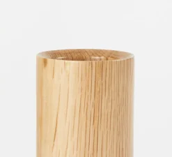 Base pour lampe, Knuckle, chêne, laiton, Ø8,5cm, H12,5cm - Tala