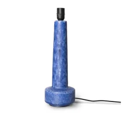 Base pour lampe, Retro Stoneware, bleu, Ø15cm, H48cm - HK Living