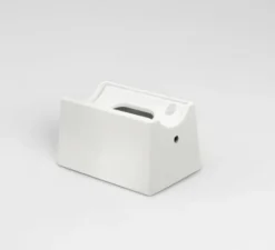 Base simple blanche, Applique murale S14d, pour Lampe tubulaire - NEDGIS