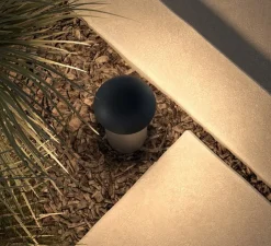 Borne, Alfiere Small, gris foncé, IP65, Ø12,4cm, H40cm - 9010 Novantadieci