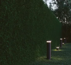 Borne, Bitt M, rouille, IP65, LED, 3000K, 1284 lm, Ø20,9cm, H75,5cm - Nedgis