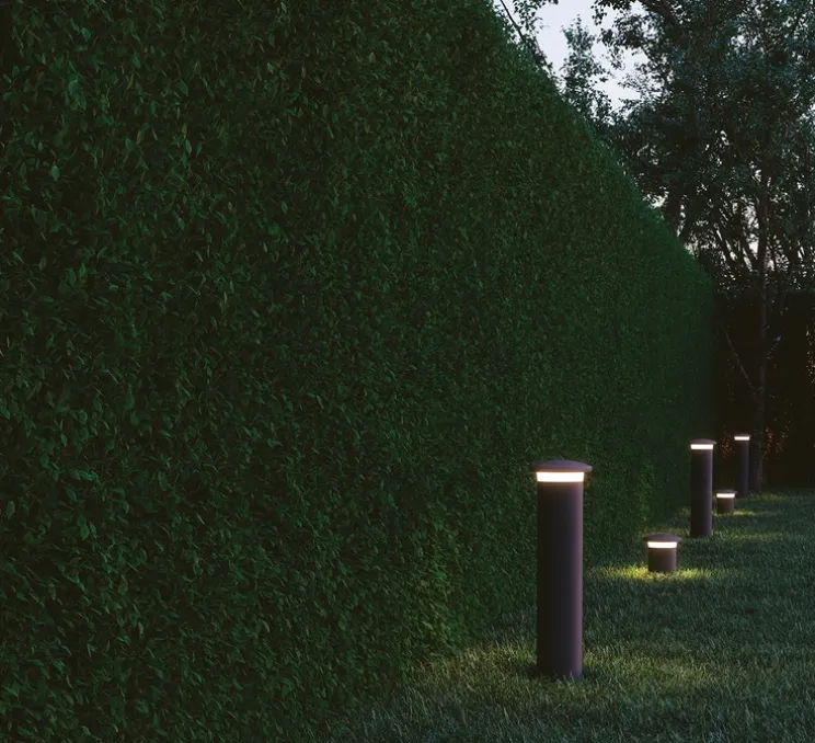 Borne, Bitt M, rouille, IP65, LED, 3000K, 1284 lm, Ø20,9cm, H75,5cm - Nedgis