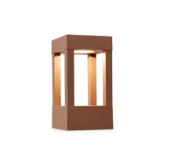 Borne d'extérieur, Agra, marron, hauteur 20cm - FARO