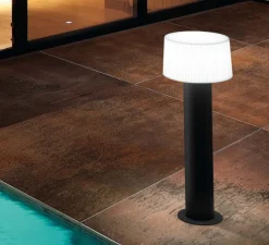 Borne d'extérieur, MUFFIN, gris anthracite, H55,9cm - FARO