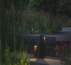 Borne, Domus B37, noir, IP65, LED, 2700K, 505 lm, L14cm, H37cm - Marset