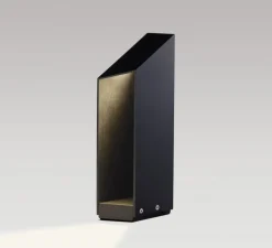 Borne, Domus B37, noir, IP65, LED, 2700K, 505 lm, L14cm, H37cm - Marset