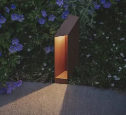 Borne, Domus B26, rouille, IP65, LED, 2700K, 505 lm, L14cm, H26cm - Marset