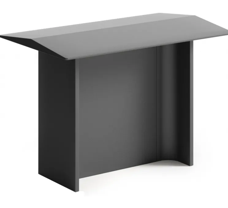 Borne, Fienile, extérieur, gris foncé, IP65, LED, dim, 3000K, 780lm, L45cm, H72cm - Luceplan