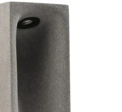 Borne, Grot 400, béton, IP55, LED, 2700K, 77 lm, L15,8cm, H40cm - Faro