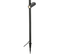 Borne, Helia Slim, noir, IP65, LED, 3000K, 450 lm, L12cm, H60cm - SLV