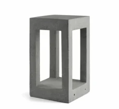 Borne, Pilo 350, béton, IP65, LED, 2700K, 242 lm, L20cm, H35cm - Faro