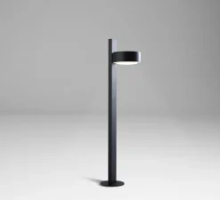 Borne, Plaff-on! B IP65, noir, IP65, LED, 2700K, 571 lm, Ø16cm, H75,5cm - Marset