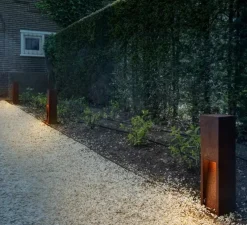 Borne, RUSTY ® SLOT 50, rouille, IP55, L17cm, H50cm - Slv