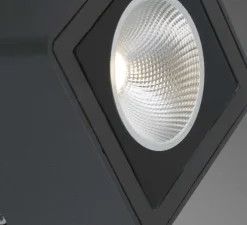 Borne, Sobek, noir, LED, L8cm, H33cm, IP65, 50° - Faro
