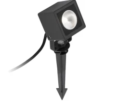 Borne, Sobek, noir, LED, L8cm, H33cm, IP65, 50° - Faro
