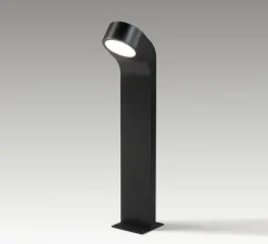 Borne, Soprano Bollard, noir texturé, IP44, L9cm, H49cm - Astro