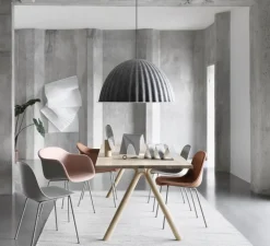 Grande suspension, acoustique, Under the Bell, gris, Ø82cm - Muuto