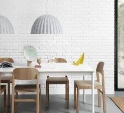 Grande suspension, acoustique, Under the Bell, blanc, Ø82cm, H46cm - Muuto
