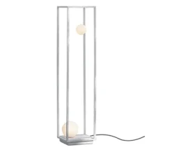 Lampadaire, Abachina, indoor, blanc, LED, dim, 3000k, 410 lm, Ø22,5cm, H103cm - Karman